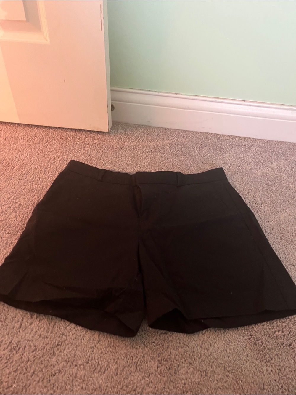 Banana Republic Black Tailored Bermuda Shorts